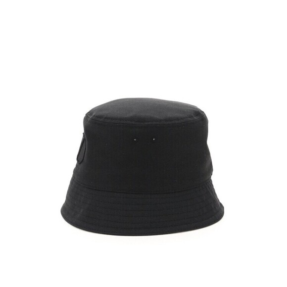 Valentino Garavani Classic Black Bucket Hat With Embroidered Logo - NWT - Picture 3 of 4